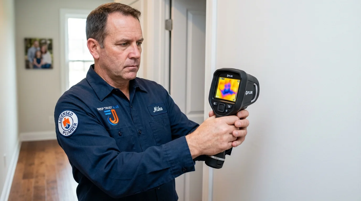 Thermal imaging leak detection by Johns Plumbing LLC in Orangeburg